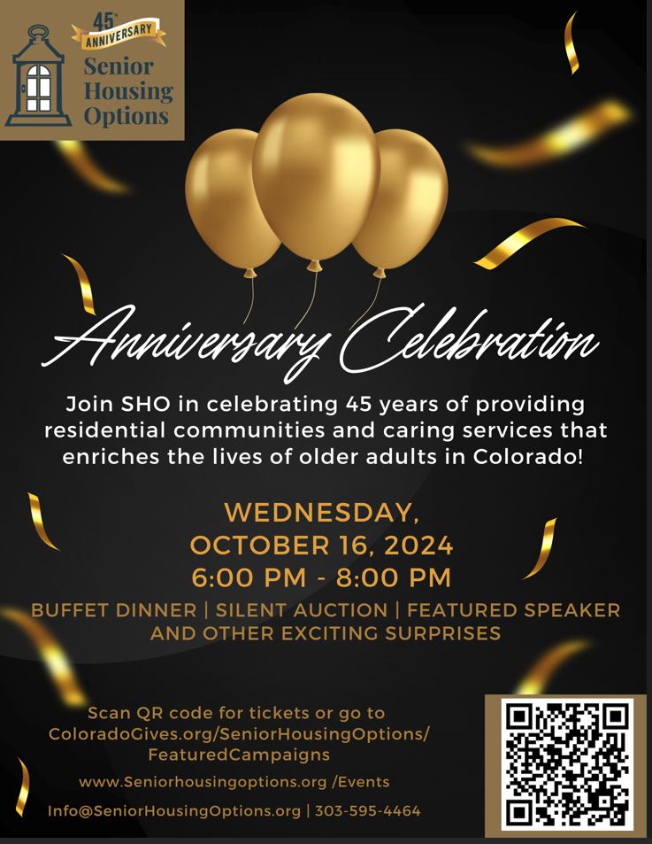 Senior Housing Options 45th Anniversary Celebration